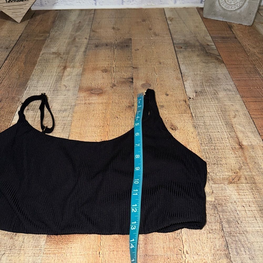 Andie Swim The Maui Rib top size XXL Black NWOT - Picture 6 of 8